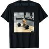 Funny Hamster Deadlift Training Tshirt Short Sleeve Weightlifting Fitness Graphic Top Unisex Unisex Gym Wear Aesthetic Tees