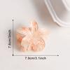 Glitter Flower Hair Clips-Transparent Acrylic Multi-color Fashion Party Hair Accessories with Carton Packaging for Women