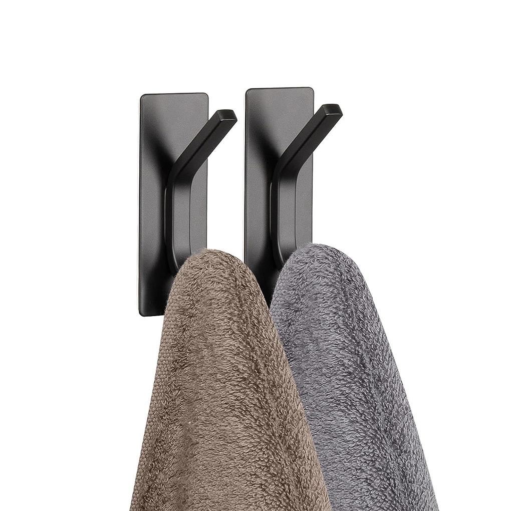 Stainless Steel Adhesive Clothes Hat Hook For Bathroom And Kitchen Clothes Hanger Hook Behind Door