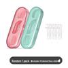 Compact 10-Piece Floss Stick Portable Storage Case
