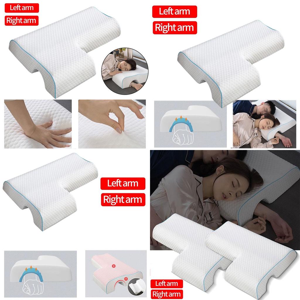 Comfortable Memory Foam Couple Pillow For Adults Non-pressure Hand Arm Support Neck Protection And Sound Sleep M Size