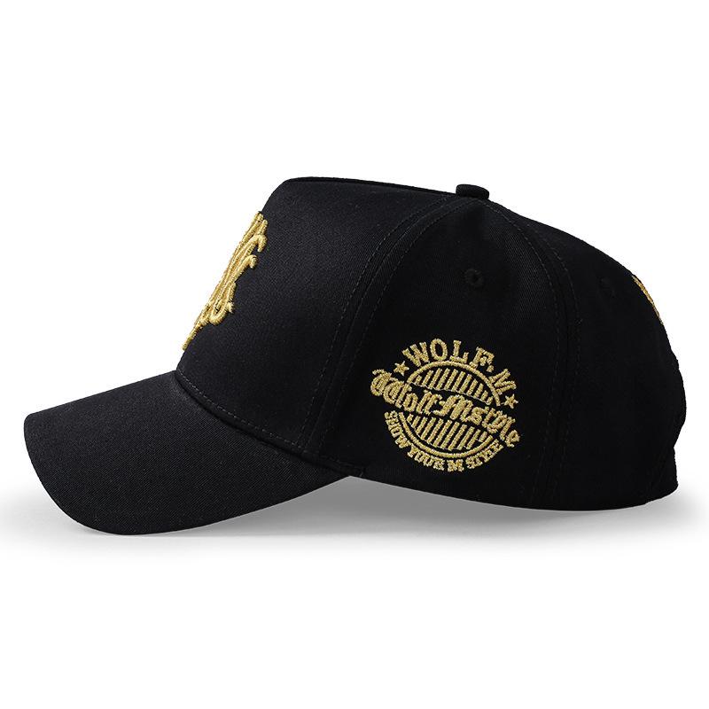 Herren Großer Kopf Koreanischer Stil Hoher Hut - Atmungsaktive Sommerkappe für Runde Gesichter, Frühling/Herbst Baseball- & Schiebermütze