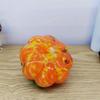 Decorative Color Crystal Pumpkin Figurine Hand Blown Glass Desktop Pumpkin Sculpture  Home