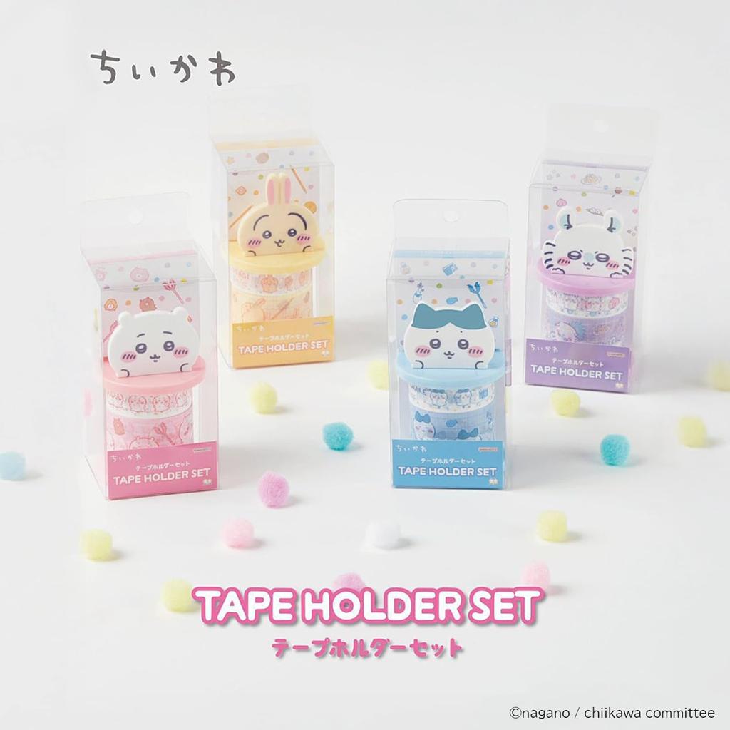 Schreibwaren Chiikawa Klebebandhalter mit Masking Hachiware Sun-Star Klebeband, (S8813124)