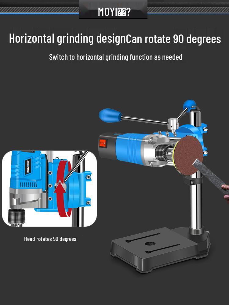 Compact 220V High-Power Bench Drill Press: Multifunctional High-Precision Rotary Milling Machine