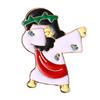 Cartoon Sheep Adorable Brooch Metal Badge For Cute Fashionable Accessory