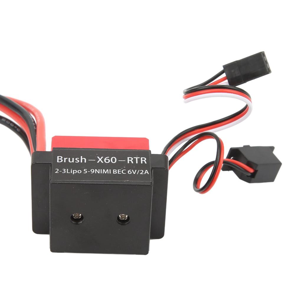 RC 60A Brushed ESC 6V 2A Electric Speed Controller for Traxxas for HSP for Redcat 1/10 RC Cars
