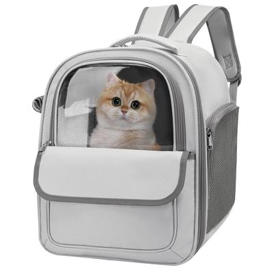 Athvcht Cat Dog Pet Carrier for Cats and Mesh PVC Seatbelt Securement Suitable for Medium and Large Small and Perfect for Hospital Emergency and