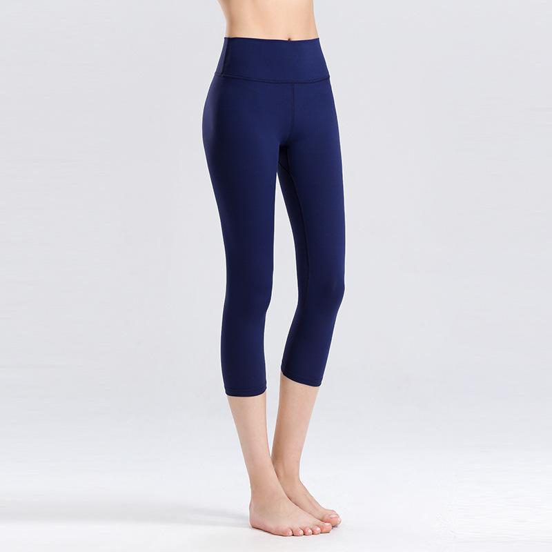 Nuovi Pantaloni da Yoga da Donna Pantaloni Sportivi da Donna a Vita Alta Sollevaglute Ad Asciugatura Rapida Pantaloni da Fitness Attillati Abbigliamento da Yoga Pantaloni a Sette Ottavi da Donna