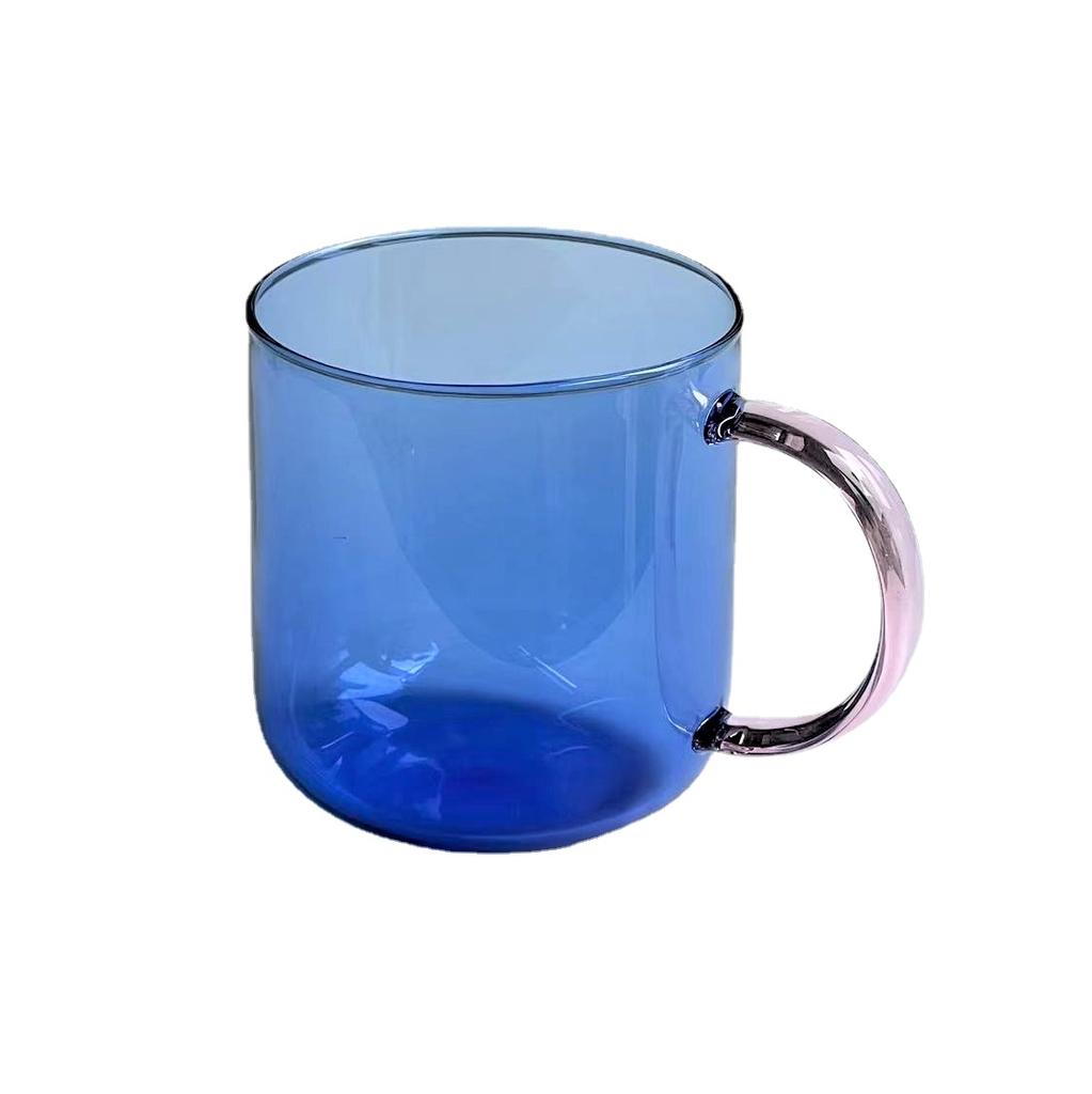 Floriddle Borosilicate Mug Glass Mug Heat-resistant Glass Cup Drinkware Tea Juice Milk Cup Coffee Mug Home Water Glasses