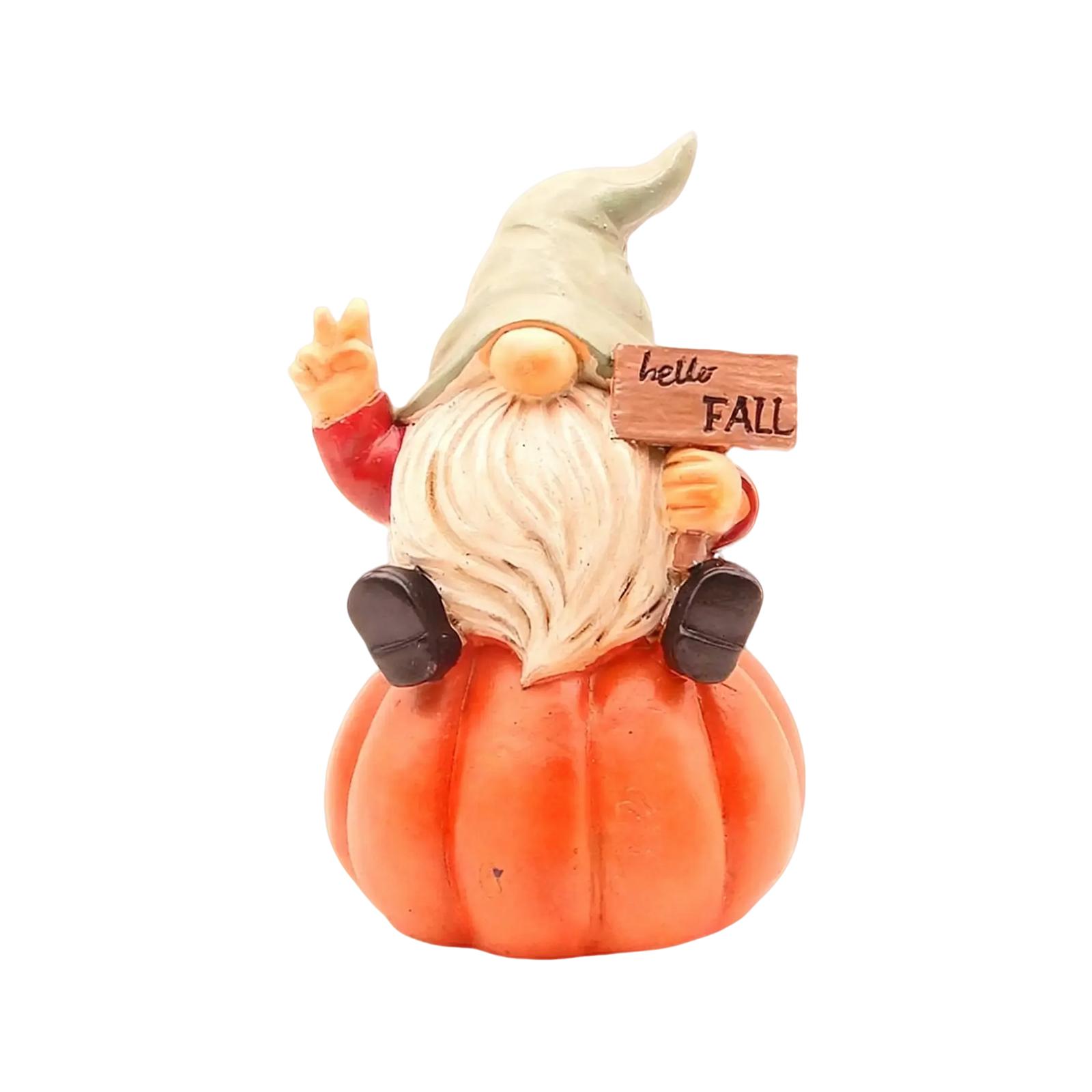 

Персонализированные Заказные Полимерные Осенние Тыквенные Гномы Орнаменты Атмосфера One Size