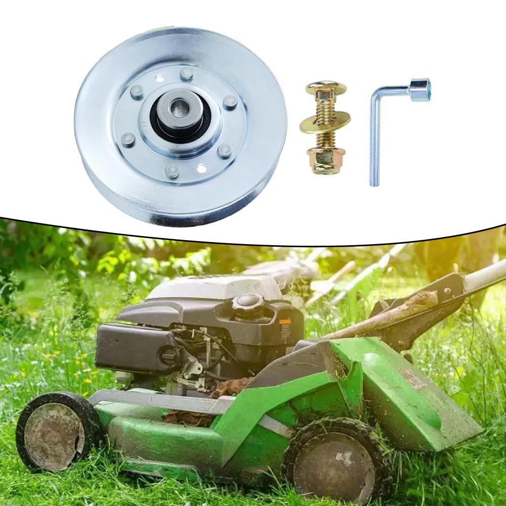 Lawn mower idler replacement kit fits models Y155H107RBA LZ11577 593787801 532173902 146763 metal construction for lasting use