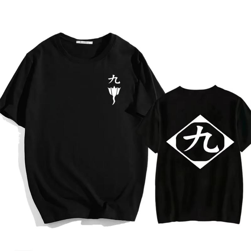 Hot Sale Anime Cotton T-Shirt Bleach Cosplay Shirt Zaraki Kenpachi Men Women O-Neck Short Sleeve Tee Fashion Tshirt for Fans
