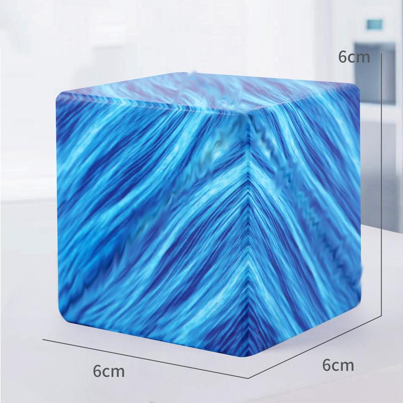 Cubo Mágico Magnético Cambiable Geométrico 3D Divertido Anti Estrés Cubo Rompecabezas de Mano Flip Juguetes Creativos para Niños Adultos Ansiedad Fidget