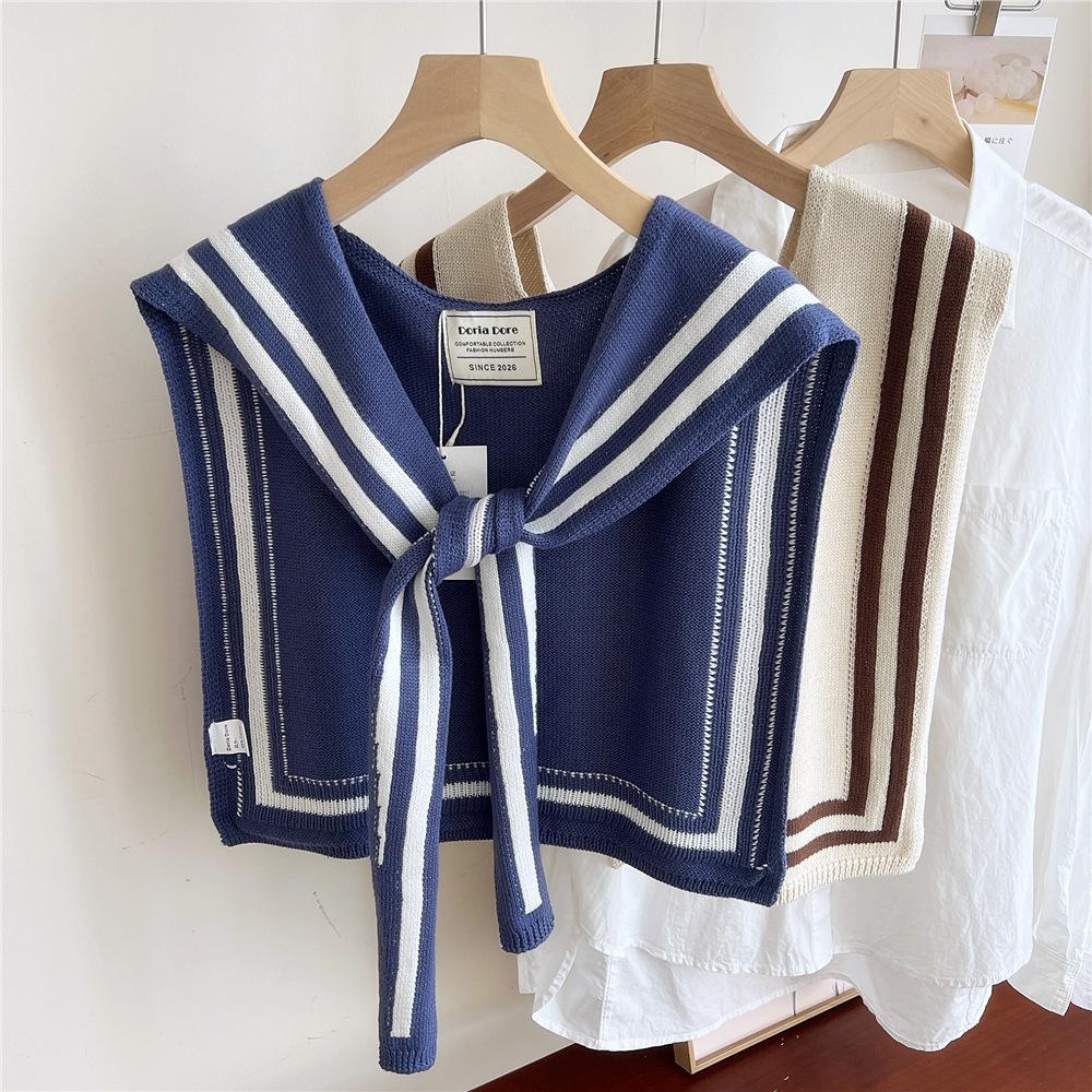 Nowy szal na ramię damski, fałszywy kołnierz, szal chroniący ramiona, klimatyzowany pokój, dekoracja na ramiączkach, w połączeniu z węzłem chroniącym szyję