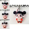 Adorable Nezha Plush Doll Keychain Soft Toy For Backpack Decoration In Various Expressions