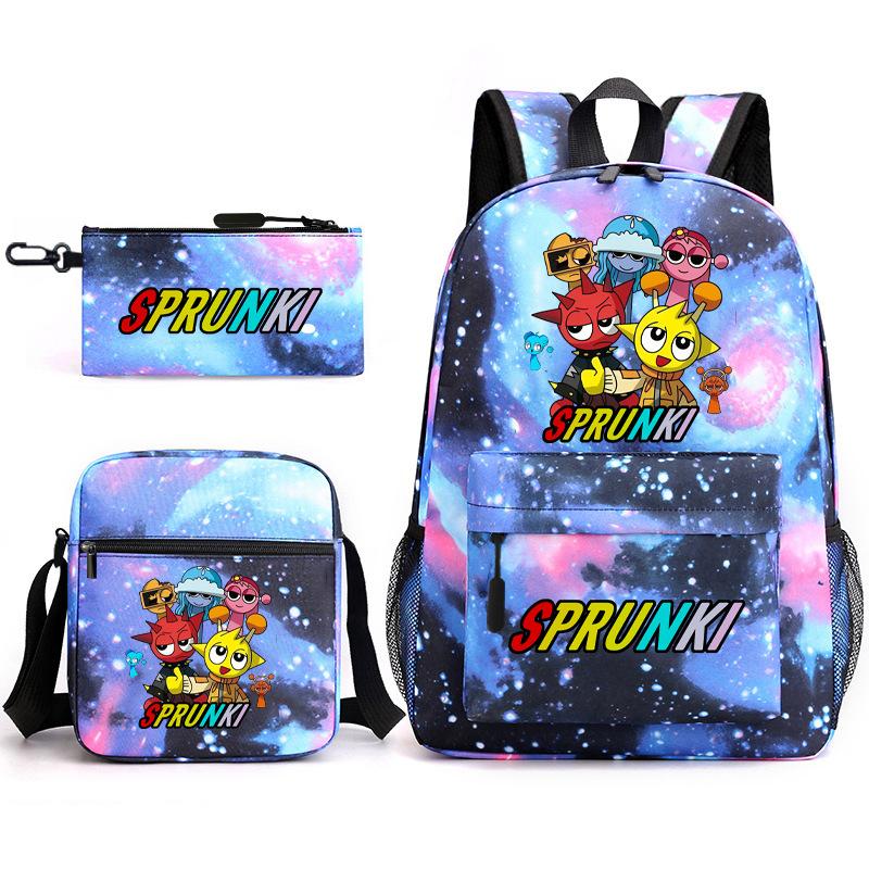 Peripheral Heat Transfer Rhythm Box Cartoon Animation Primary School Students Third Grade Light Load Reduction Large Capacity Backpack L