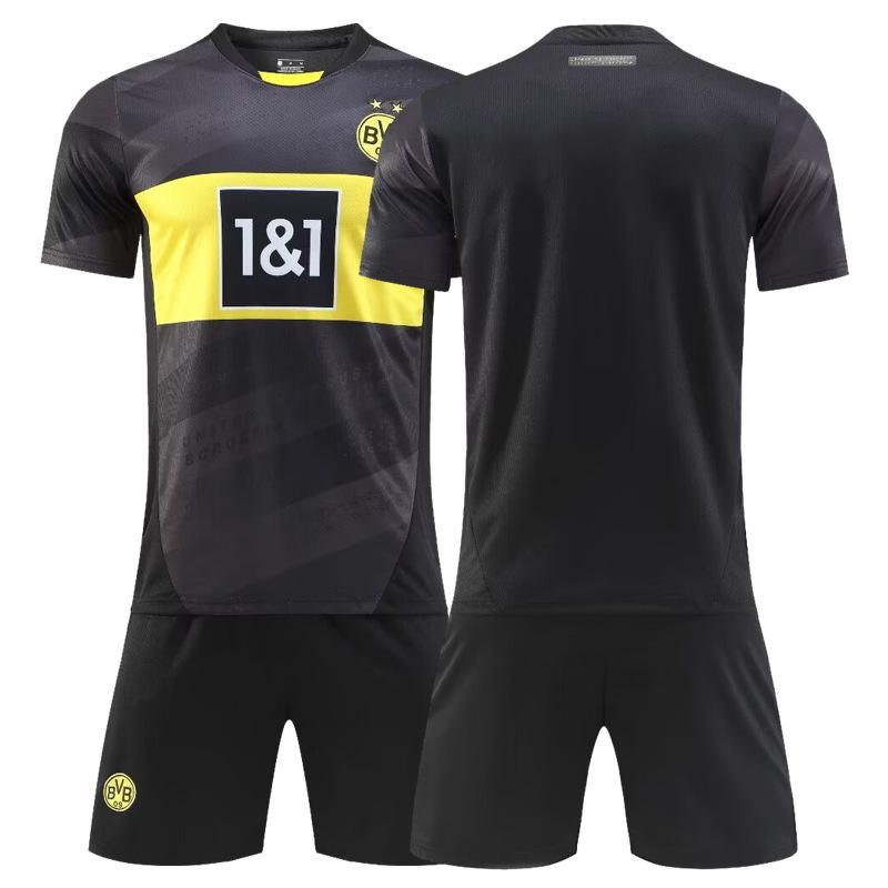 

Комплект домашньої форми «Боруссії» Дортмунд на сезон 2022-23: Голанд #9, Ройс #11, Беллінгем #22 - Швидкосохнучий Kids Size 22