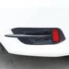 For Honda Civic 10th 2016 2017 2018 ABS Carbon Rear Foglight Lamp Trim Cover Front Fog Light Frame Strip Sticker Car Accessories