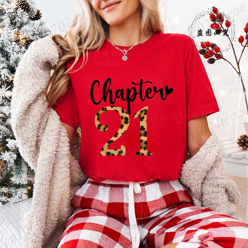 It's My 21th Birthday Leopard Birthday Vintage Graphic TShirt Unisexs Short Sleeve Crew Neck Casual with Retro Aesthetic Clothes
