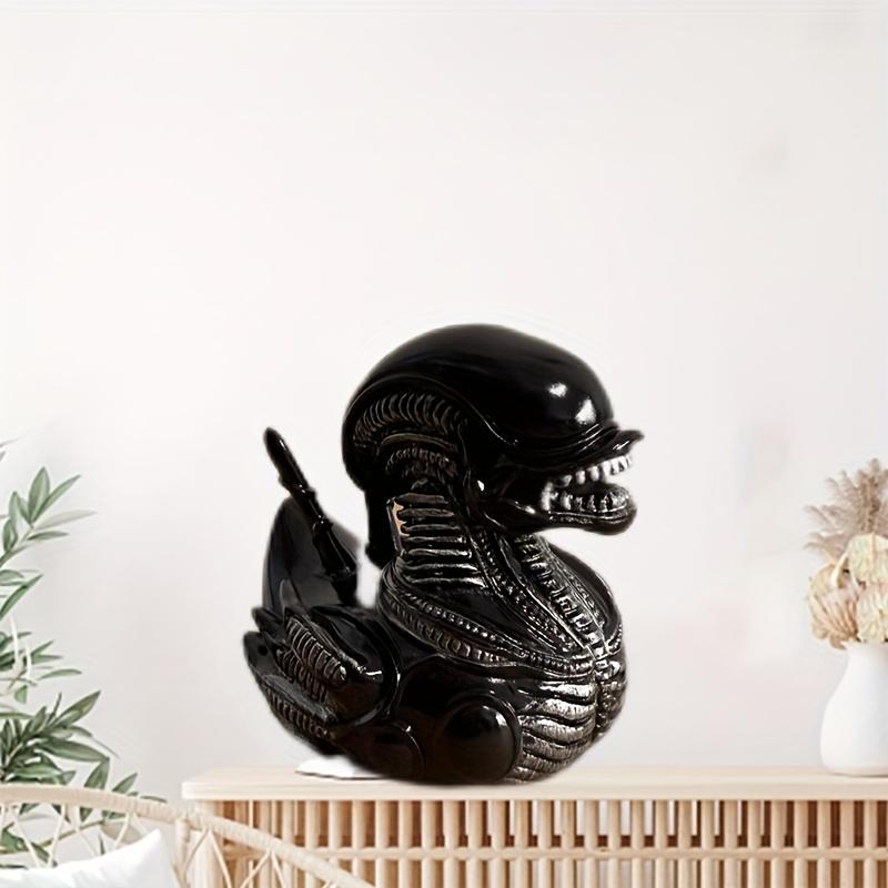 Creativity and Imaginative Alien Series Duck, Evil and Funny Duck Party Desktop Resin Decoration Crafts, Home TV and TV Cabinets
