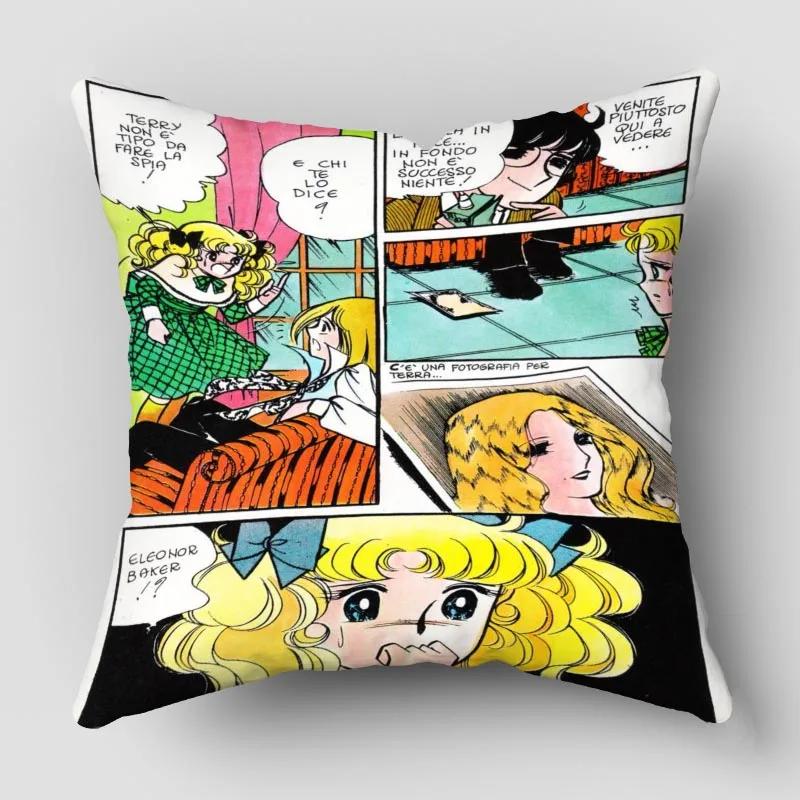 Candy Candy Kissenbezug Kissenbezug zum Anpassen Modernes Zuhause Dekokissenbezug für Wohnzimmer 45x45cm