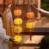 2026 Horse Year New Year Persimmon Lantern Ancient Chinese Lantern Handheld Lantern  Home Decor