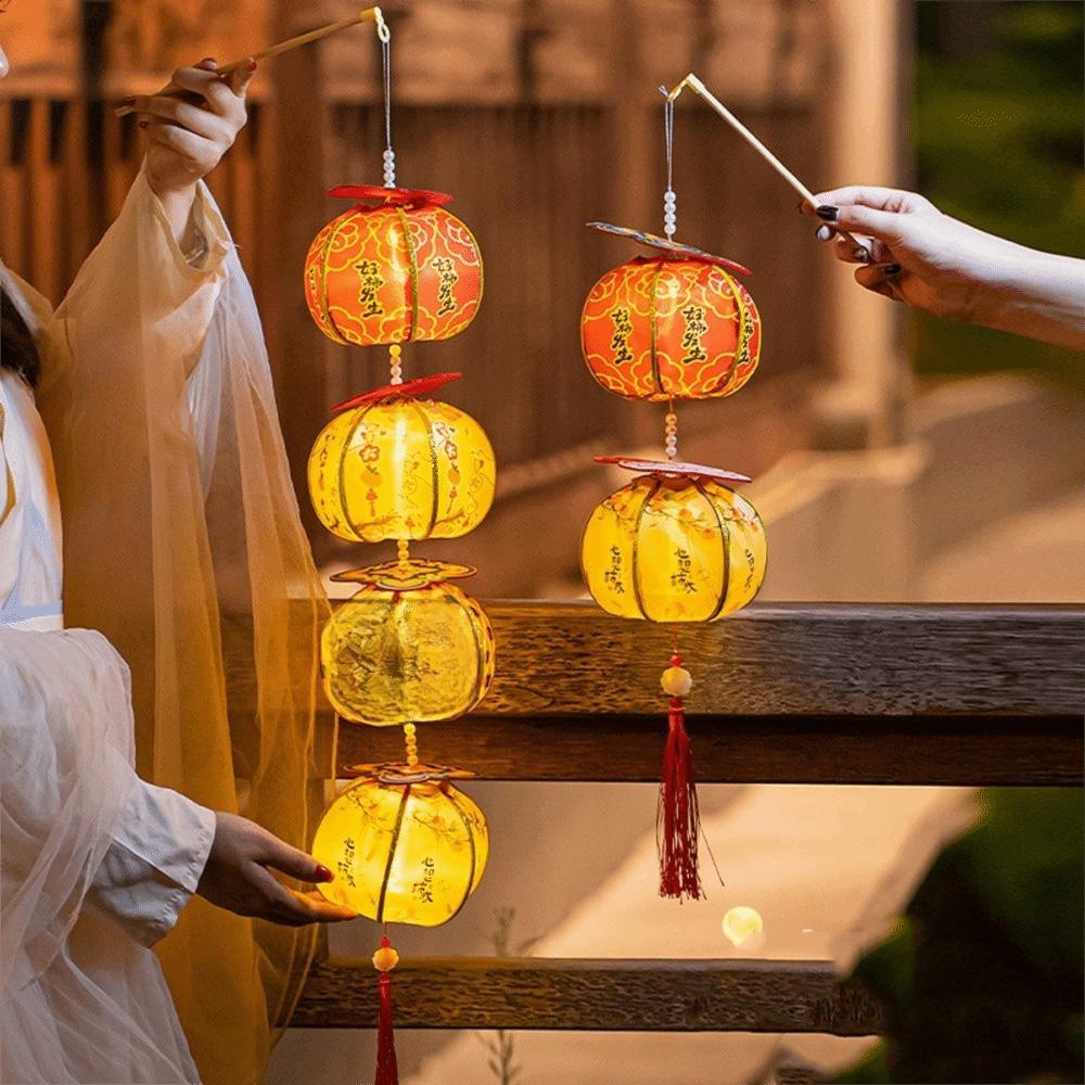 Ancient New Year Persimmon Lantern Handmade Chinese Lantern Luminous Lantern  Mid-Autumn Festival