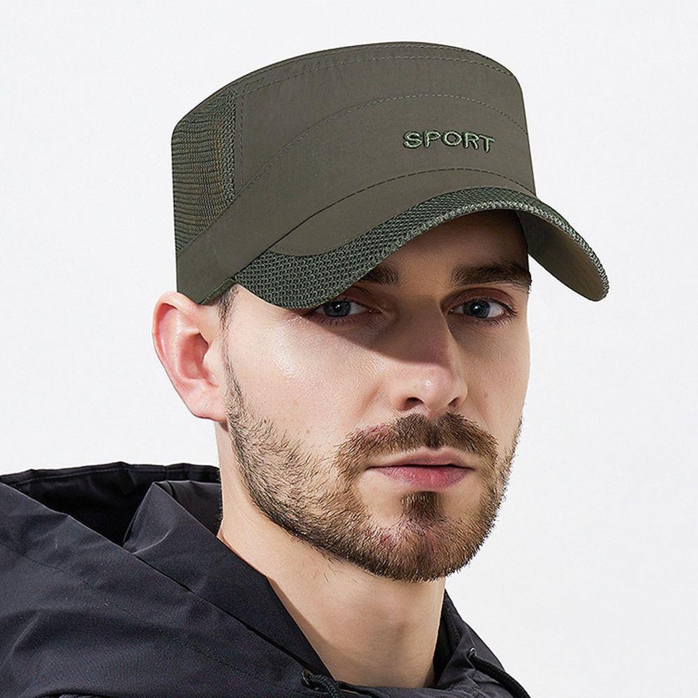 Breathable Baseball Cap Quick-drying Peaked Cap Fashion Flat Top Hat  Spring Summer