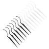 14PCS False Eyelashes Display Stick Washable False Eyelash Extension Holder Supplies White Black