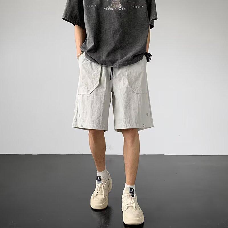 

Быстросохнущие рабочие шорты Charge Мужские летние дизайнерские шорты с заклепками, прямые, повседневные брюки для мужчин 4XL