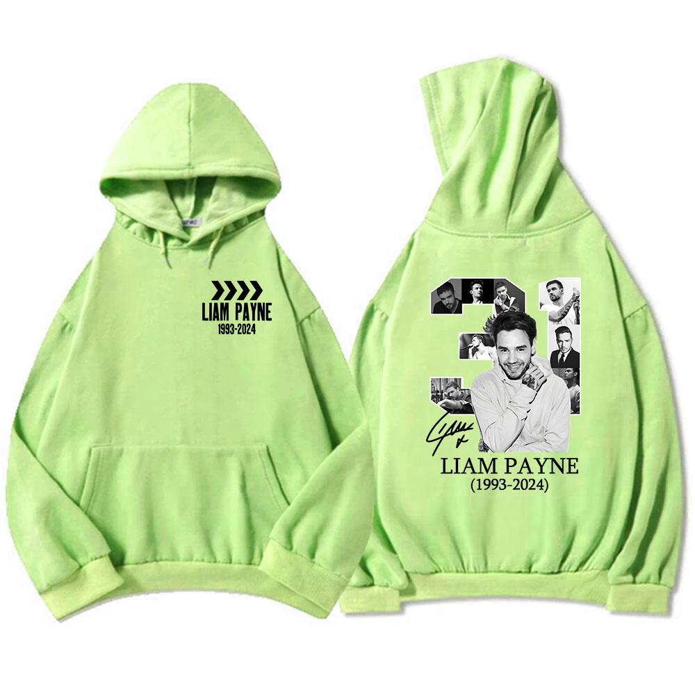 1993-2024 Liam Payne Hoodies Winter Freizeit Kapuzenpullover Herren/Damen Sweatshirts Unisex Hip Hop Kleidung Herren Pullover mit Grafik