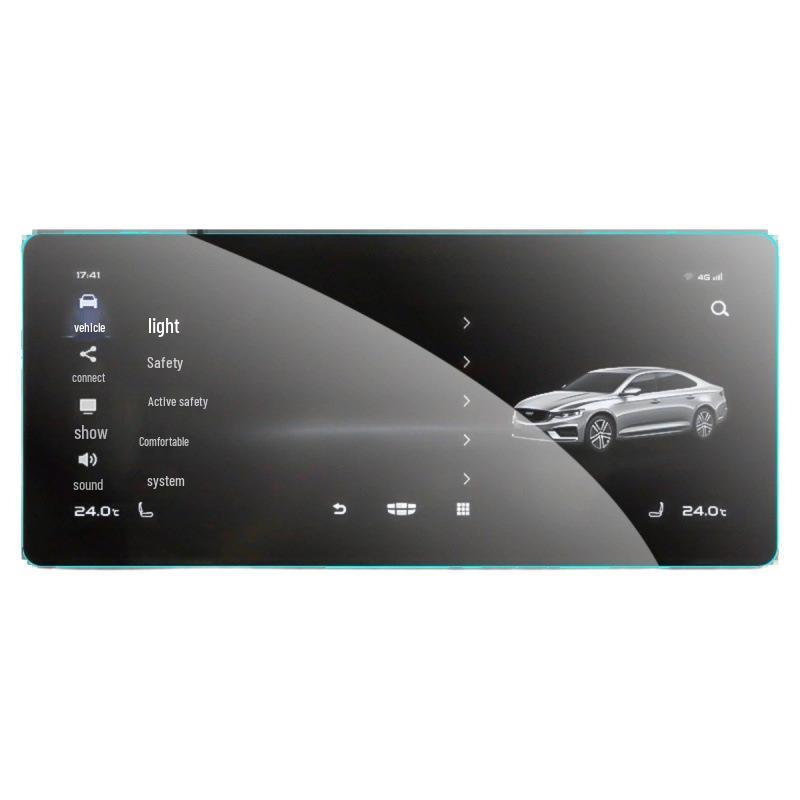 Tempered Protective Film for 24-Model Sienna: Fits Central Control Navigation Screen & Grevia Instrument Panel