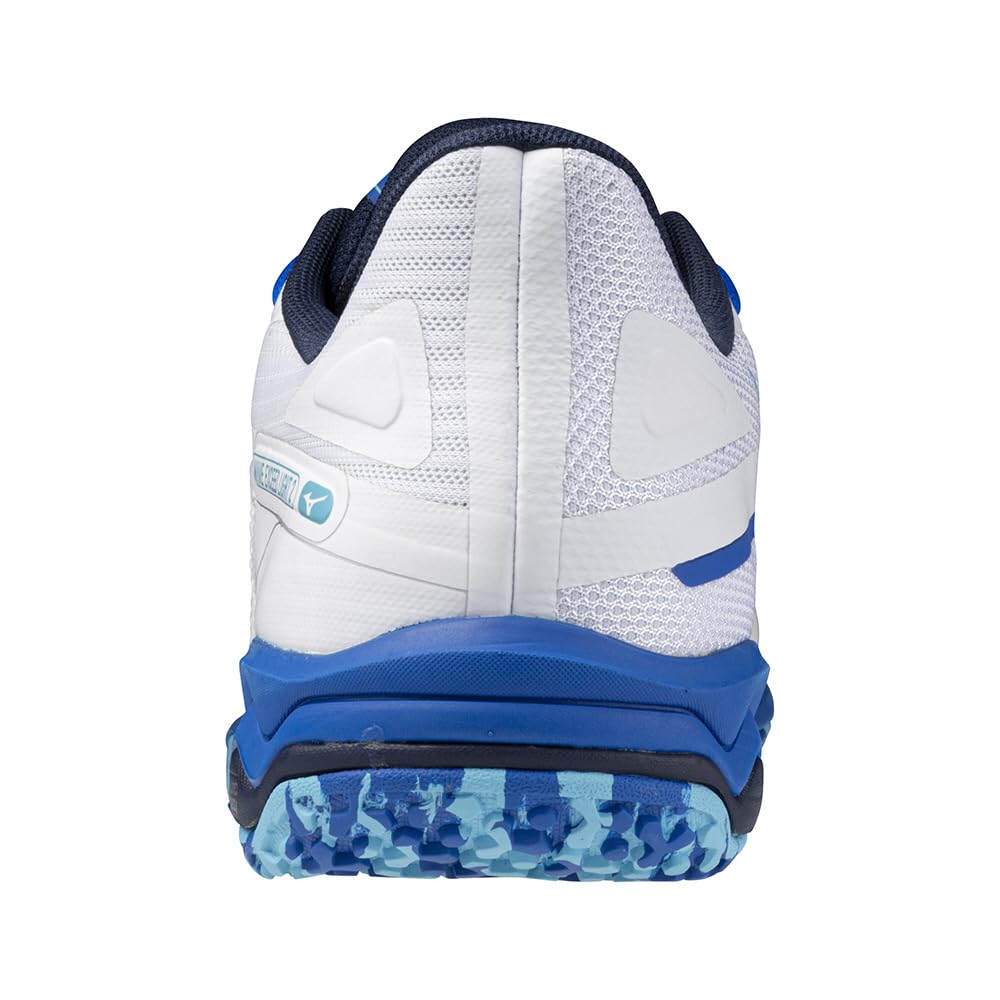 Tennis Shoes Wave Exceedrite 2 OC Artificial Grass Court Club Activities Lightweight Soft Tennis Hard Tennis White X Blue X Navy Cm 3E [Mizuno]