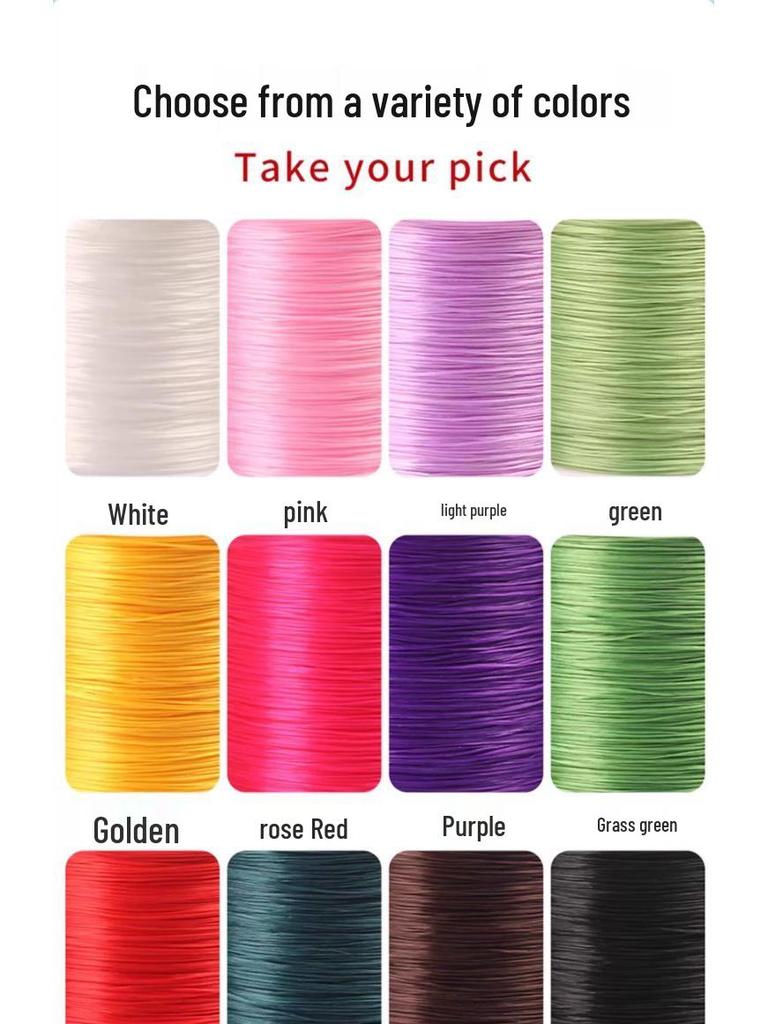 Colorful Elastic Cord for DIY Jewelry: Bracelet, Buddhist Beads, and Handmade Projects