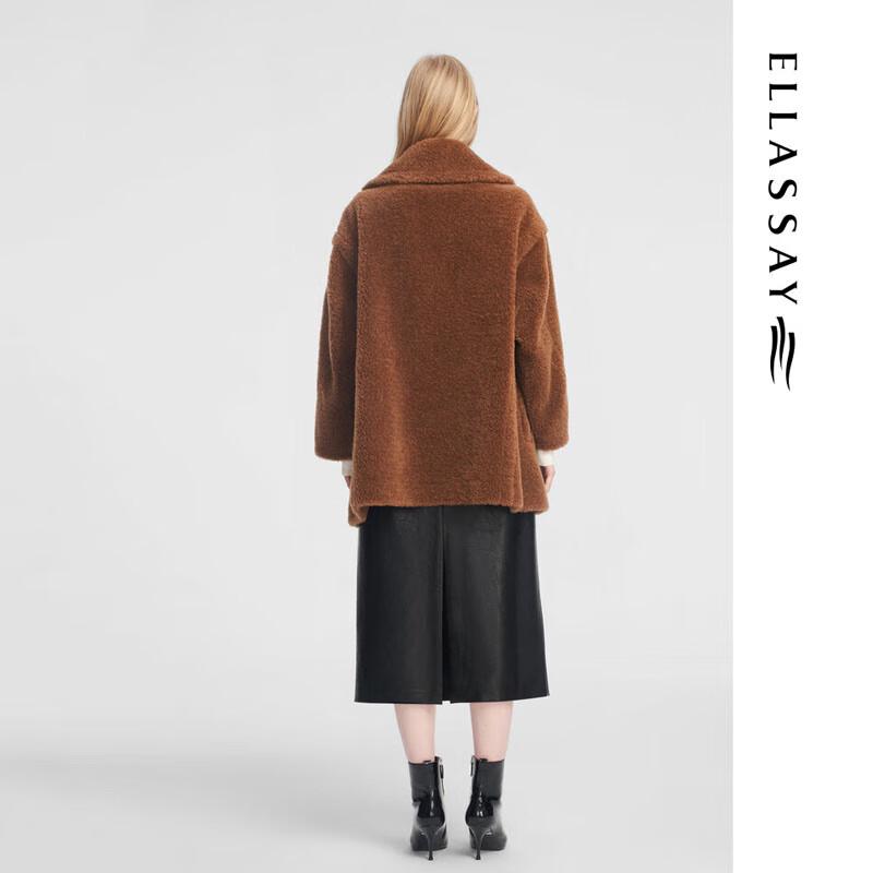 ELLASSAY Women's Short Wool Coat EWB354D01300