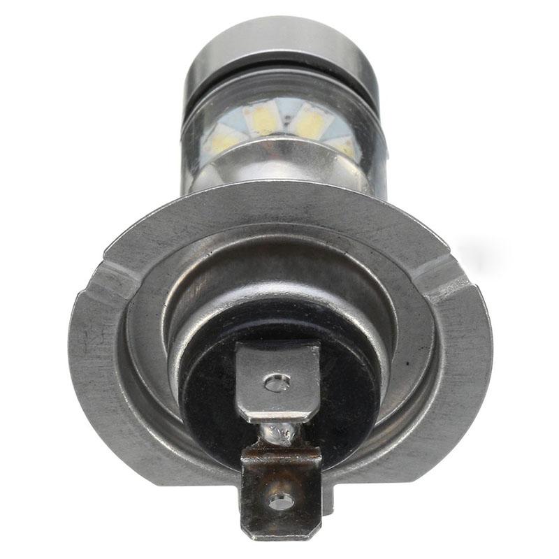 2 szt. H7 100W LED przeciwmgielne samochodu tylne światło drogowe żarówka do przedniego reflektora biała