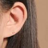 14K Half Minimal Piercing Earrings