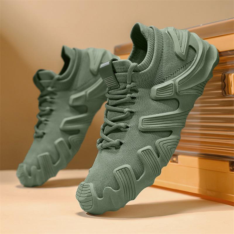 

Новые летающие тканые носки, мужская обувь, летняя новая дышащая повседневная спортивная обувь, мужские кроссовки на толстой подошве 39