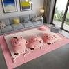 2025 New Cute pink pig Carpet Rug for Living Room Bedroom Home Sofa Decoration,Kids play Non-slip Floor Mat