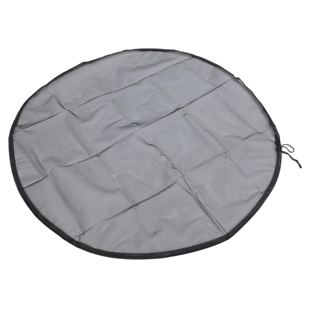 4pcs Mesh Cover for Rain Barrels with Drawstring Water Collection Buckets Tank Protector Bucket Netting Screen Cover