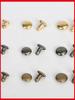 Double-Sided Leather Bag with Mother-Child Round Head Double Cap Rivets for DIY Clothing & Bag Accessories