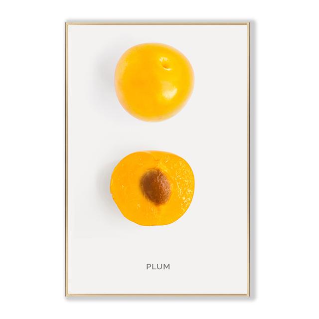 Pictură pe pânză cu fructe, simplitate modernă, poster cu lămâie ananas pentru sufragerie, bucătărie, artă de perete, imagini decorative, decor acasă