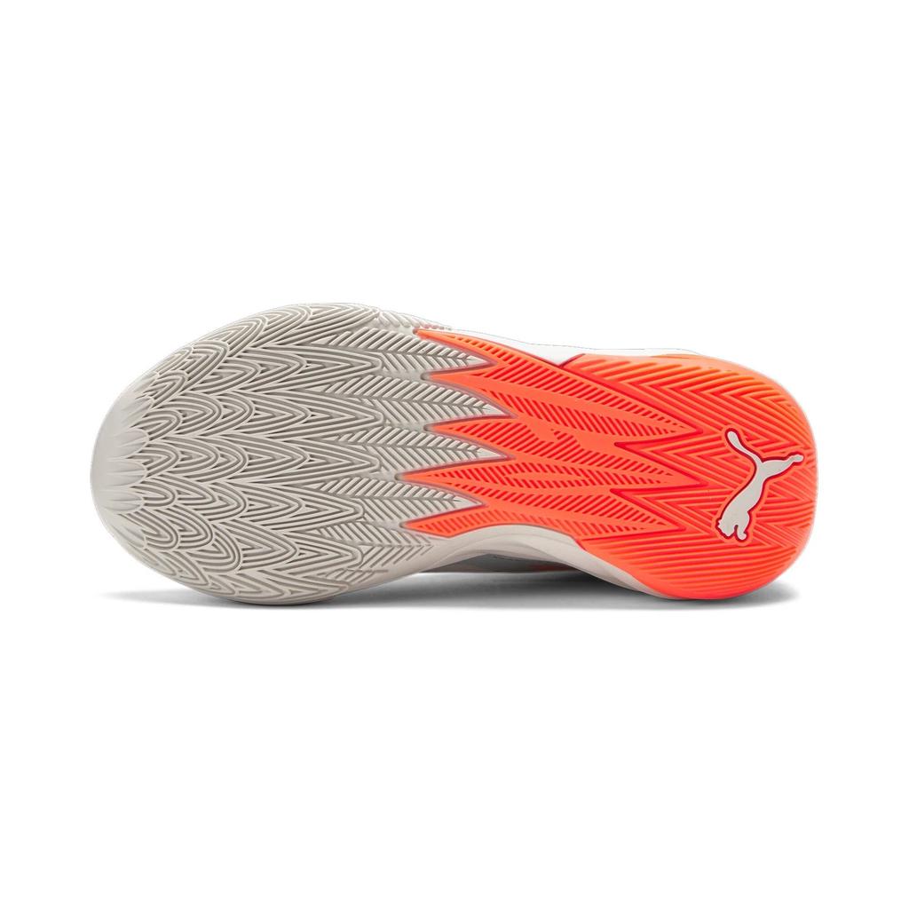 Puma MB.02 Jr Gorangé Buty Sportowe Dziecięce Szare Platynowo-Szare Ultra-Pomarańczowe 378358-02