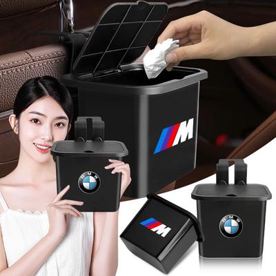 Car Seat Back Hanging Trash Can Storage Case Rear Row Organizer For F10 F11 F12 F07 F01 F02 F30 F35 F34 3 4 5 GT 6 7 Series