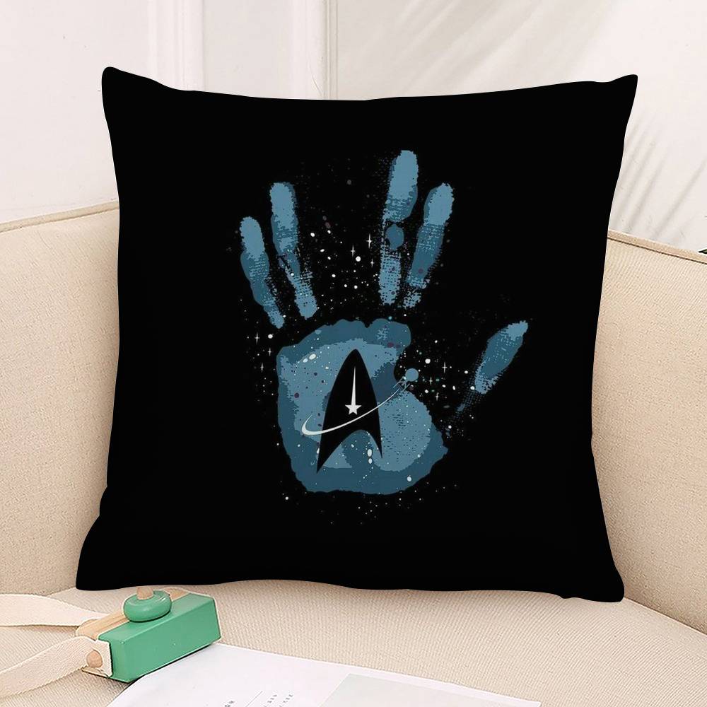 S-Star T-Trek Ship Movie Pillow Case Plush Fabric Soft Double Sided Print Sofa Cushion Cover Throw Pillow Covers