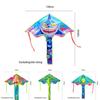 High Quality Polyester Triangular Kite With Long Tail Underwater Series Dolphin Mermaid Kite For Easy Flying