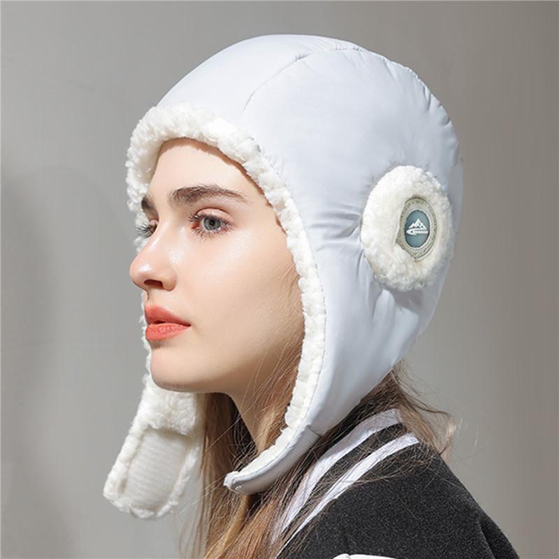 Winter Men's and Women's Windproof Pullover Padded Warm Ear Protection Cap