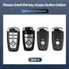 Ford Mustang Car key bag Compatible With Mustang Smart Car key Zinc Alloy Leather 360° All-round Protection Mustang Keychain