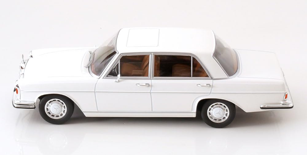 KK Scale Scale Mercedes 300 SEL W109 White Finished Model 1/18 6.3 1967-1972